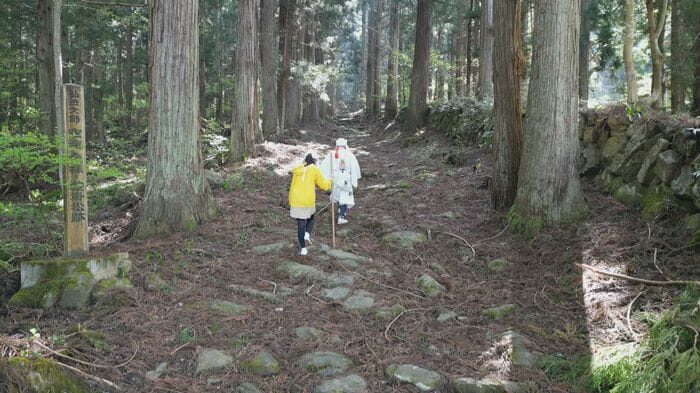 目指すは頂上付近にある小菅神社奥社