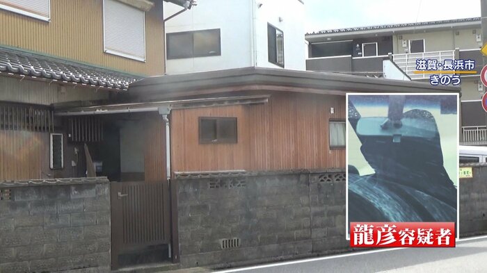 龍彦容疑者が暮らしていたとみられる離れ