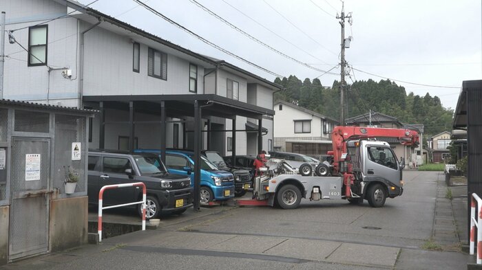 富山県氷見市園地区（4日午前10時頃）