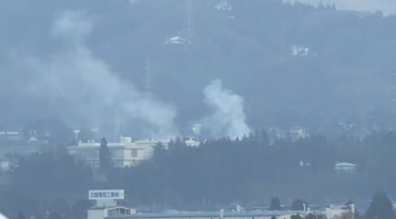 【速報】「建物から炎が見える」県立富山高等支援学校の敷地内で建物火災、付近住民から通報｜FNNプライムオンライン