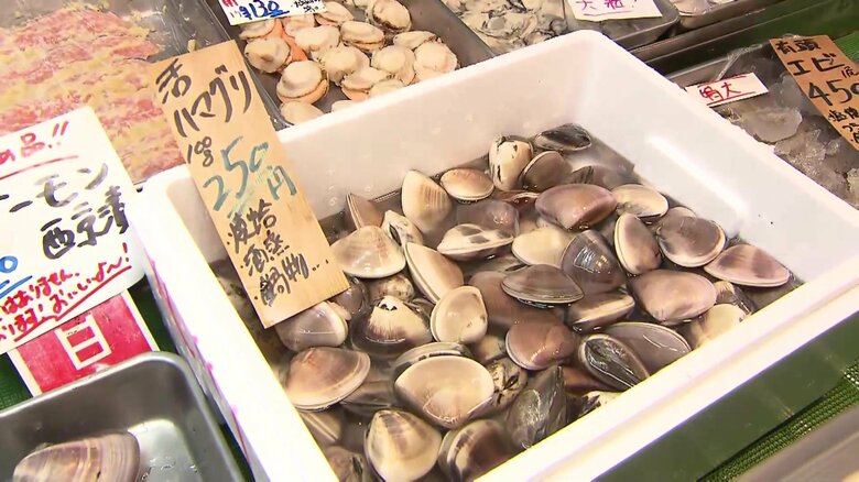 【異変】ひな祭りシーズンにハマグリはうれしい20～30％“値下がり”…一方ホタテは「あっという間に倍」20～30％“値上がり”｜FNNプライムオンライン