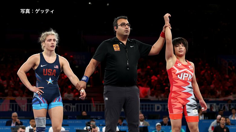 【速報】レスリング女子フリースタイル57キロ級で櫻井つぐみが銀メダル以上確定！2023年世界選手権覇者が金メダルに王手｜FNNプライムオンライン