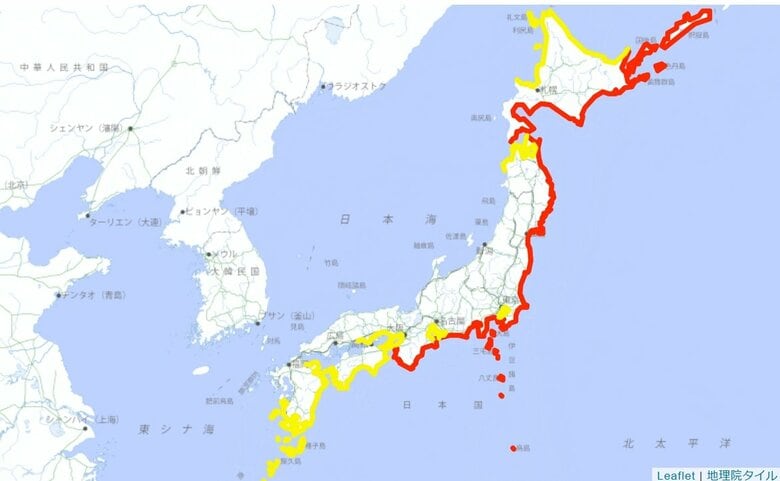 【津波警報】北海道から和歌山県にかけての太平洋沿岸部　高台や避難ビルなど安全な場所へ避難を　カムチャツカ半島付近でマグニチュード8.7｜FNNプライムオンライン