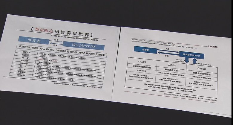 リプラスが作成していた契約書