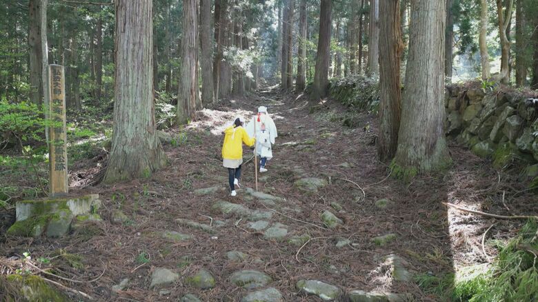 目指すは頂上付近にある小菅神社奥社