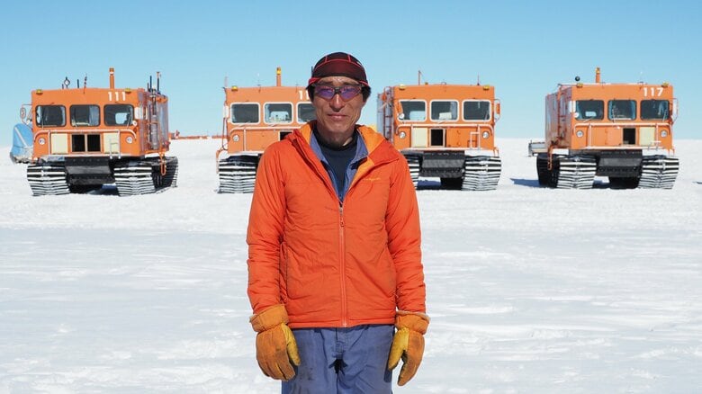 ベテラン隊員　古見さん（国立極地研究所提供）