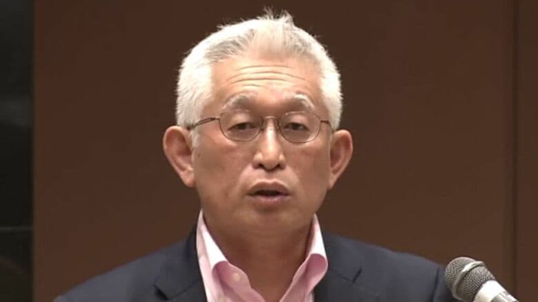 会見を開いた泉房穂氏 3月24日