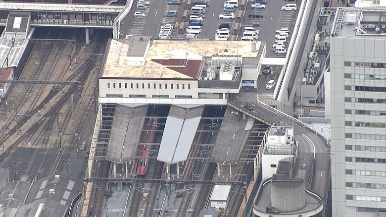 JR大宮駅に到着した「こまち」