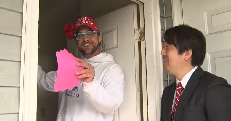 レディー・マガ・USA（ライアン・ウッズ）さんは、日本語で出迎えてくれた