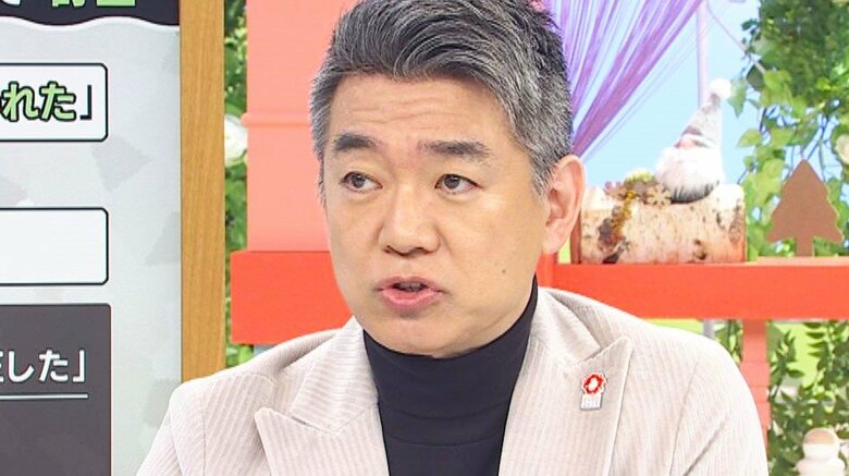 橋下徹氏 関西テレビ「旬感LIVE とれたてっ！」より