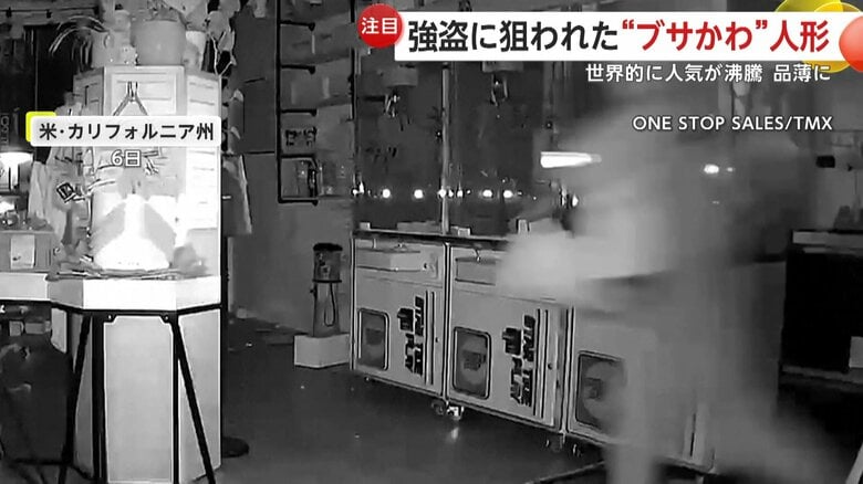 防犯カメラが捉えた“ラブブ人形”強盗の一部始終⑦
