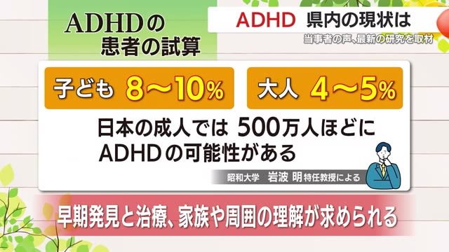 日本の成人の500万人ほどにADHDの可能性