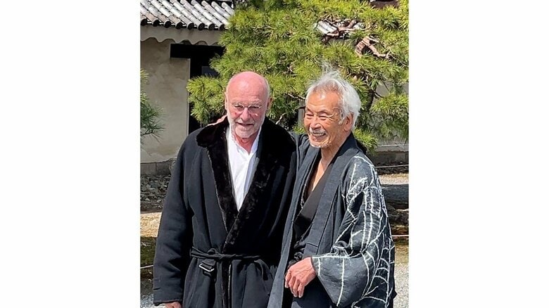 左）キーファー氏、右）田中泯氏