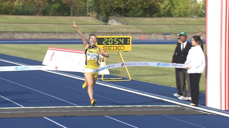 全日本大学女子駅伝で3位に入った城西大学