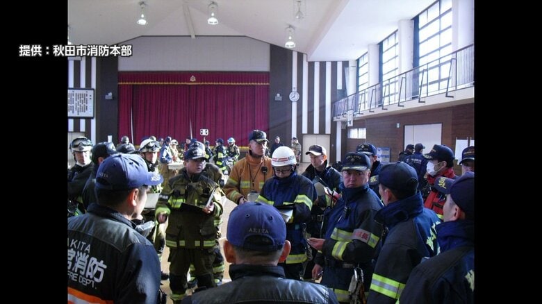 緊急消防援助隊が全国各地から集結