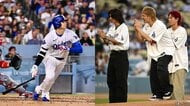 大谷翔平2試合ぶりヒット　コーチがストップかけ“急ブレーキ”も　試合前にはNumber_iが始球式