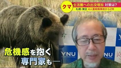 札幌市街地で4人クマに襲われた事故から2年 生活圏への出没相次ぐ…有効な対策は　画期的な最新研究も【北海道発】