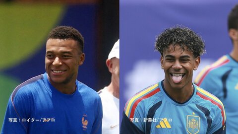 フランス×スペイン　日本時間あす激突　エムバペ「100％の状態」　19歳になったヤマル「勝つことが一番のプレゼント」【FIFAワールドカップ2026】