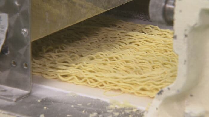 4種類の小麦粉で作った麺