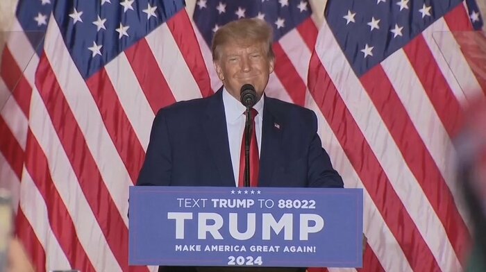 再出馬を表明したトランプ氏