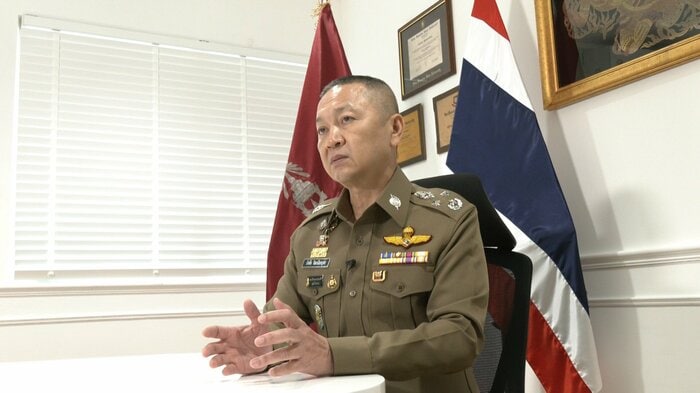 国際的な連携強化を訴えるタイ警察幹部・タッチャイ氏