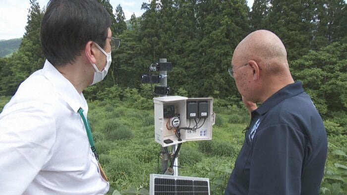 富山・南砺市で導入された同様の装置（5月26日）