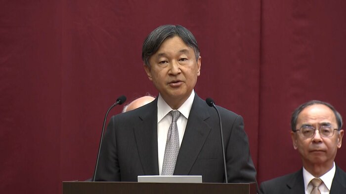 式典では被災者にお見舞いのおことばも 1月15日