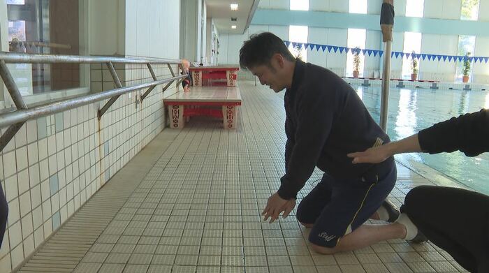 心臓マッサージを行ったスタッフ主任・遠藤昌利さん