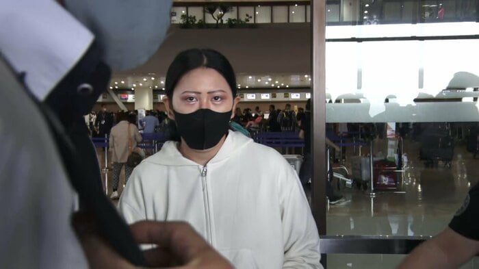 強制送還直前の山田李沙被告(フィリピン)