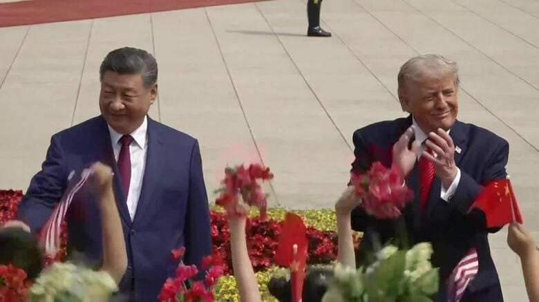 米中首脳会談のウラに 子どもたちの念入り“リハーサル” トランプ大統領 歓迎ぶりを絶賛も疲労を隠せず|FNNプライムオンライン