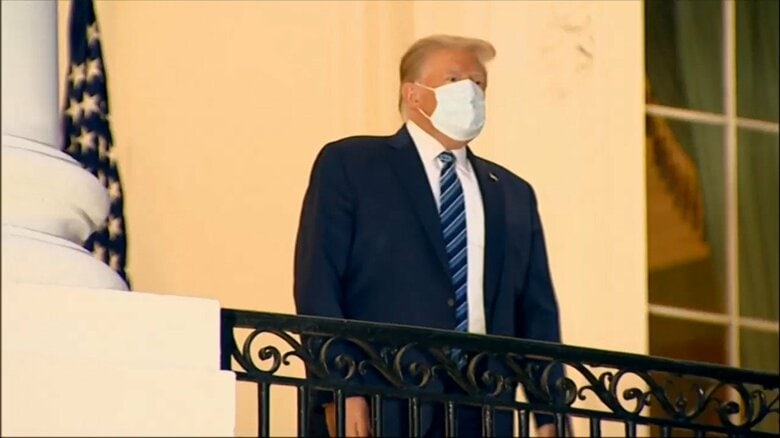 新型コロナウイルスに感染したトランプ大統領がスピード退院 …その理由は大統領選への焦りか｜FNNプライムオンライン
