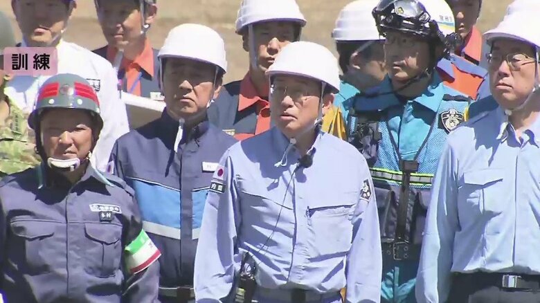 節目の“防災の日”　政府が総合防災訓練　岸田首相「何よりも人命第一」　関東大震災からきょうで100年｜FNNプライムオンライン