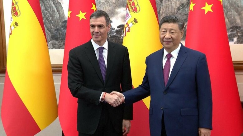 中国・習近平主席がスペイン・サンチェス首相と会談　トランプ政権の関税政策念頭に「国際的な公平性・正義・秩序」を強調｜FNNプライムオンライン