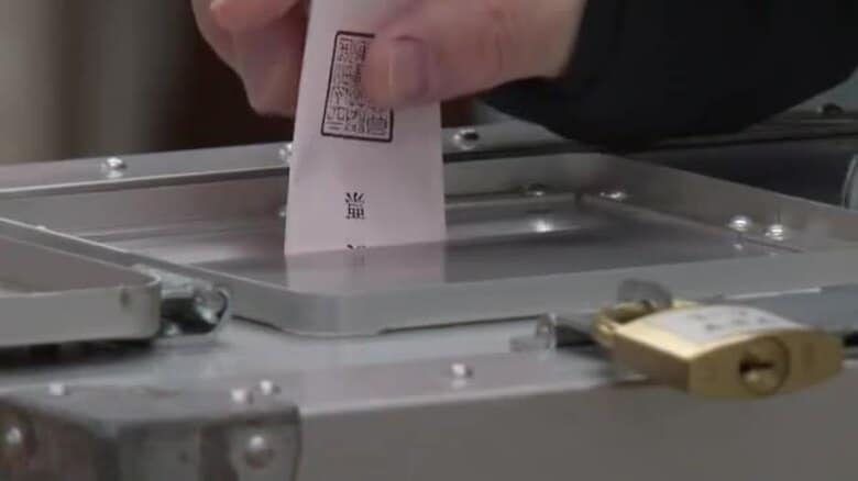 16年ぶりの選挙戦　立山町長選挙の投票はじまる　午後5時現在の投票率は28.09％｜FNNプライムオンライン