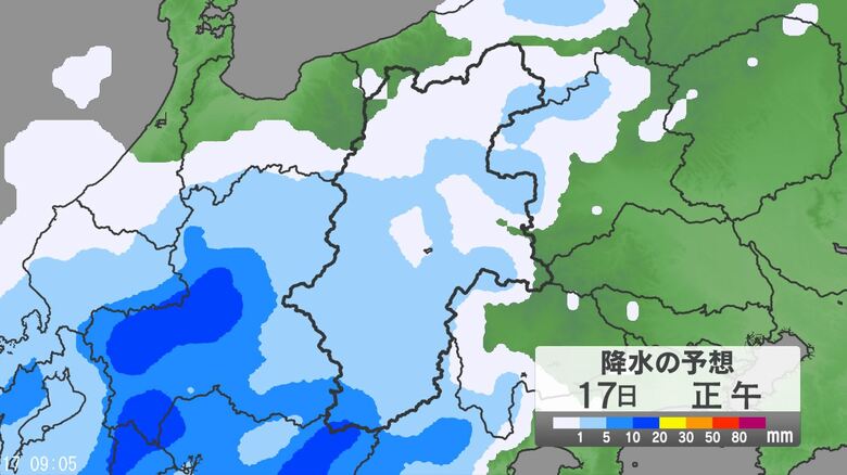 関東甲信地方で「警報級の大雨」の可能性　17日夜のはじめ頃にかけ土砂災害などに注意・警戒を　24時間予想降水量は甲信地方100ミリ（18日午前6時まで・多い所で）｜FNNプライムオンライン