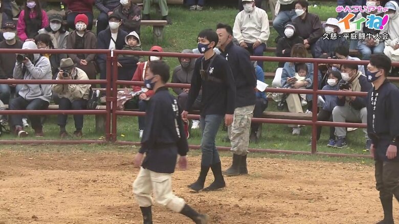 緊張した面持ちの山中隼輝さん