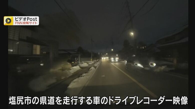 ドライブレコーダー映像（視聴者提供）