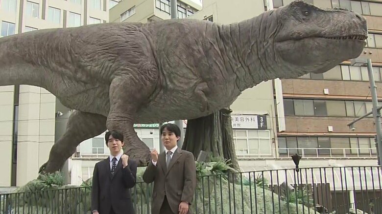 ティラノサウルスとの一枚