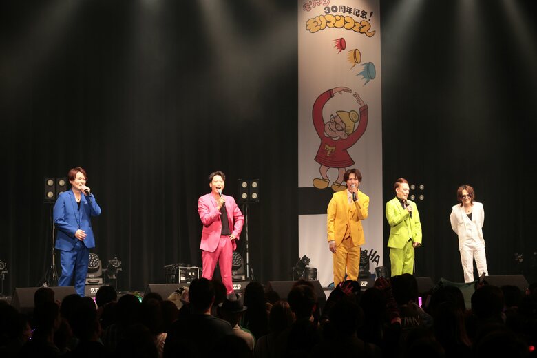 14年ぶりの復活ステージとなったB☆Luck”(C)モリマンフェス