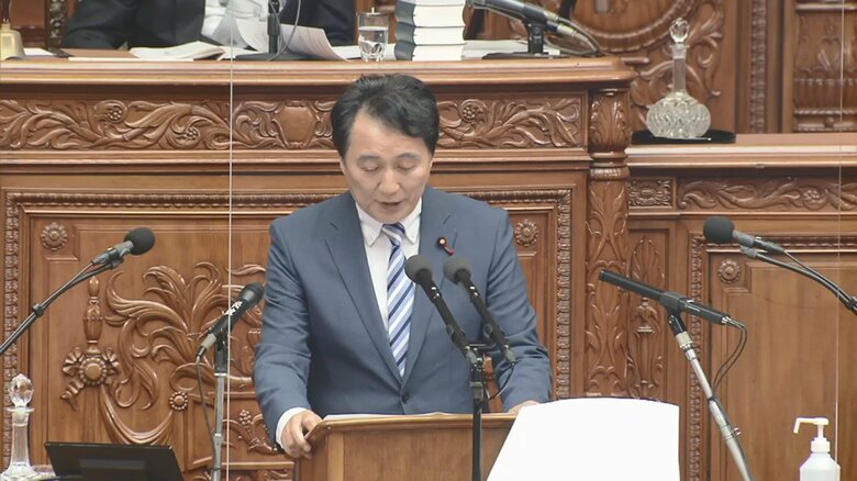 「国民に対するだまし討ち的な流用」岸田首相を追及する立憲・末松義規議員（6日）