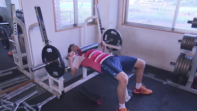 勝つために…ウエイトトレーニングも欠かせない