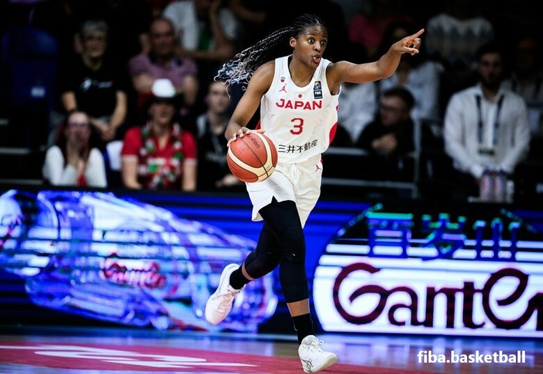 ハンガリー戦での馬瓜ステファニー選手（現地9日、ハンガリー・ショプロン）