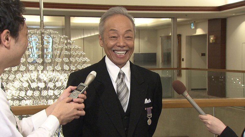 谷村さんは2015年に紫綬褒章を受賞