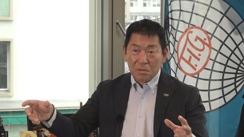 取材に応じる渡辺氏