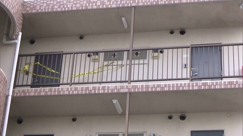 殺人未遂事件の現場となったマンション（浜松市東区）