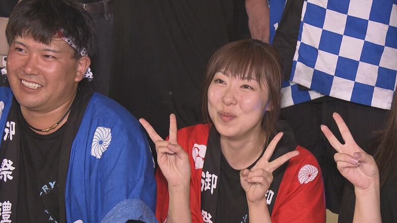 実行委員の中心となった東川今さんも笑顔に