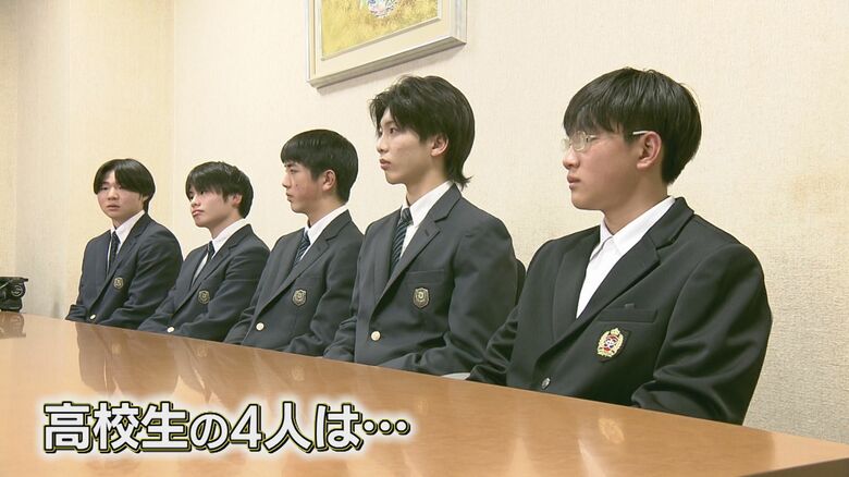 人命救助のお手柄　生徒5人