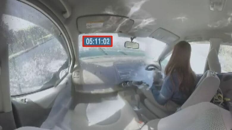 JAFの実験　提供：JAF長野支部