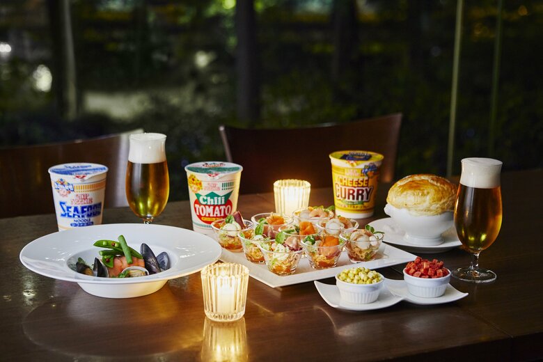 オールデイダイニング〈樹林〉3品（提供：京王プラザホテル）