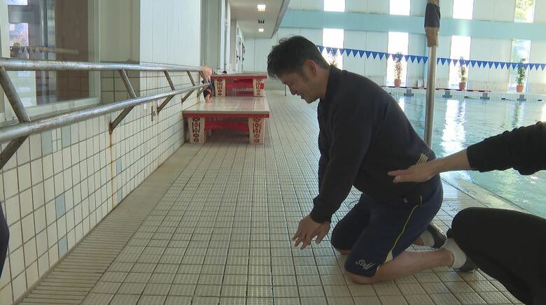 心臓マッサージを行ったスタッフ主任・遠藤昌利さん